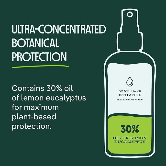 Murphy's Naturals Mosquito & Tick Bug Repellent Spray, Oil of Lemon Eucalyptus for Skin + Outdoor Gear, 2 Ounce Pump, 3-Pack