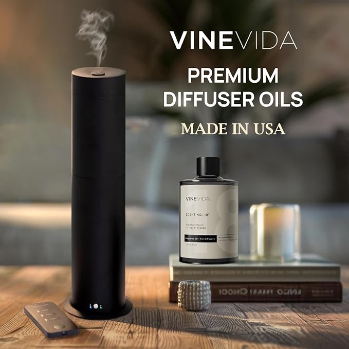 VINEVIDA Caribbean Breeze Fragrance Oil for Cold Air Diffusers - (16 Fl Oz) - Essential Oils for Diffuser Oil Refill & Air Freshener Room Spray
