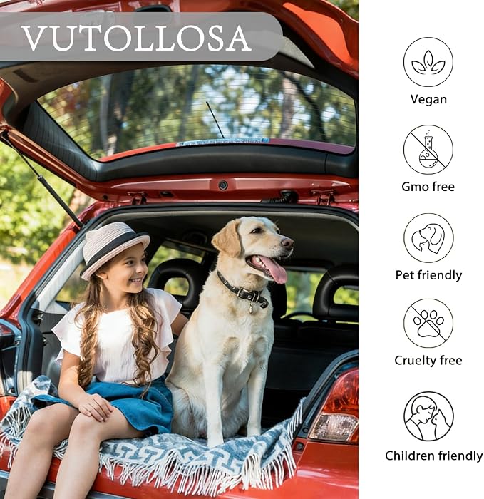 2-Pack Car Air Fresheners, Car Deodorizer, New Car Smell Air Freshener Long Lasting Hanging Car Air Freshener for Men and Women, Car Scent Diffuser by VUTOLLOSA