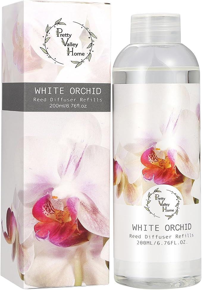 Pretty Valley Reed Diffuser Refill (White Orchid)