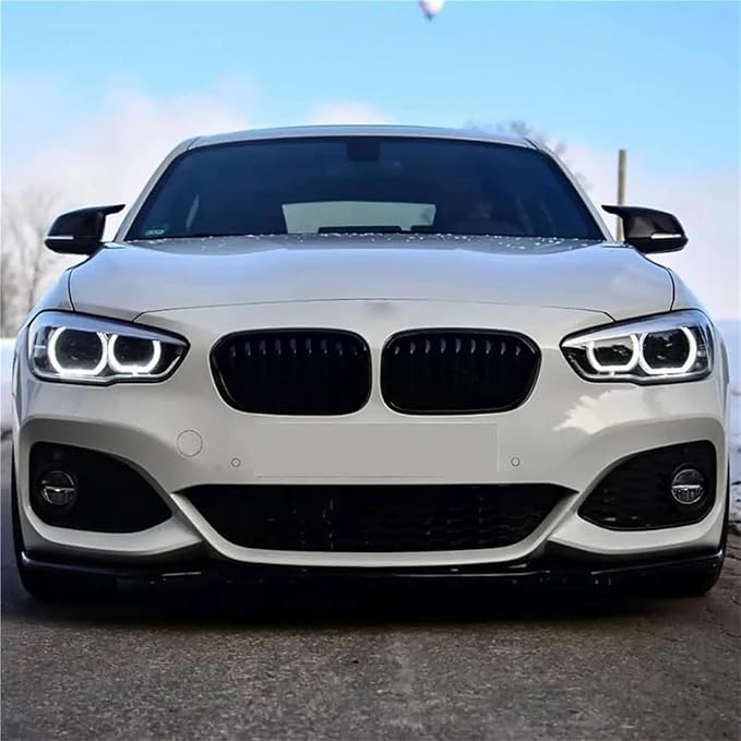 3Pcs Front Bumper Splitter Lip For BMW F20 F21 118i 120i M135i M140i Performance 2015-2019 Car Spoiler Diffuser Body Kit(Carbon Look)