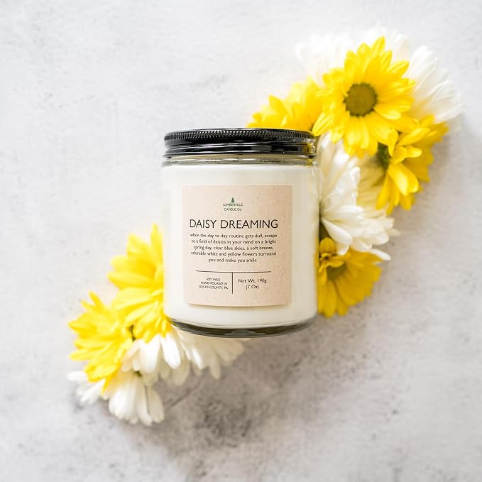 Handmade | Soy Candle (Daisy Dreaming, 8 oz.)