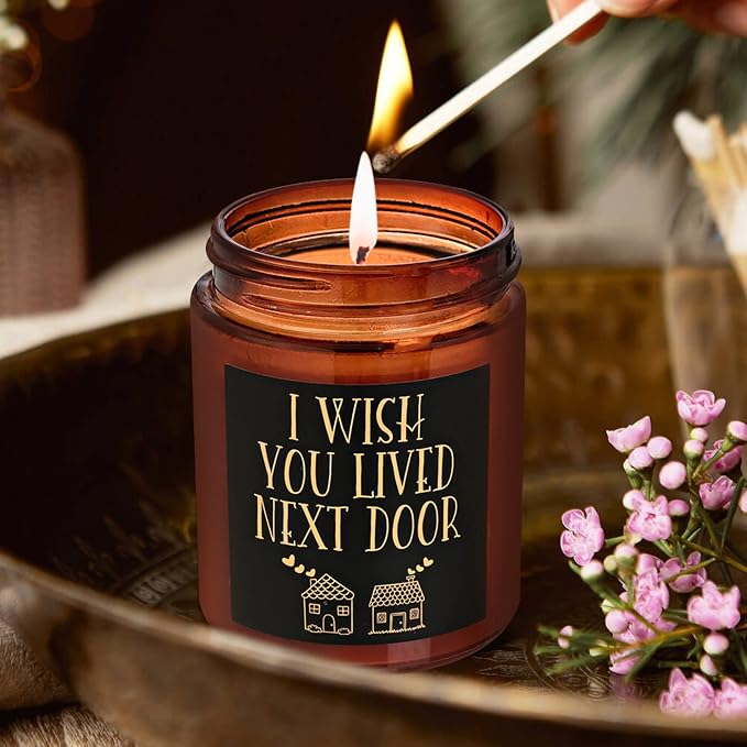 Sister Gift from Sister, Brother - I Love You Relaxing Scented Soy Candle - Soul Sister Friend Gifts for Women - Birthday Graduation Wedding Thank You Mothers Day Gift for Her Sisters in Law