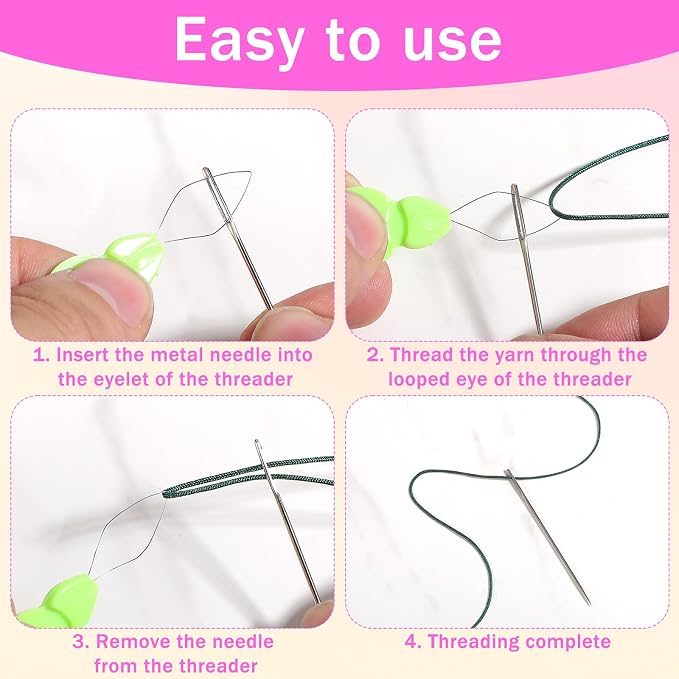 10Pcs Candle Punch Wicking Needle Tools, Candle Needle Kit with Hooks - Mold Hole Punch Candlewick Inserting Tool for Silicone Mold Making