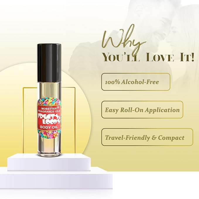 MOBETTER FRAGRANCE OILS Fruity & Loopy Perfume Fragrance Body Oil Unisex