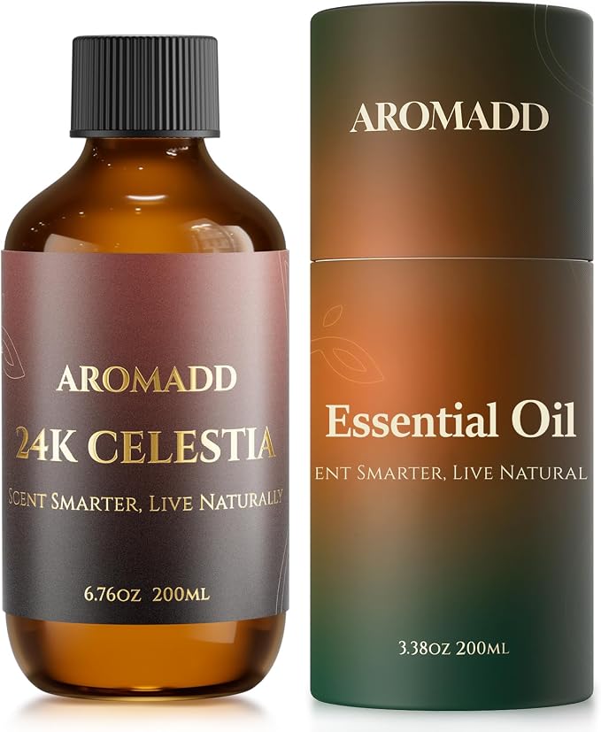 AROMADD AROMADD 24K Celestia Hotel Diffuser Oil Inspired by Luxury Hotel Collection Scent, Premium Fragrance Oil for Waterless, Cold Air & HVAC Diffusers, Long-Lasting Home Scent, 6.76 fl oz (200 mL)