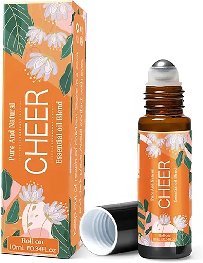 Essential Oil Roll On for Stress Relief, Sleep, Calm | Calm Essential Oil Roll On, Aromatherapy Roll On Oil Blends for Massage, Self Care Relaxation Gift