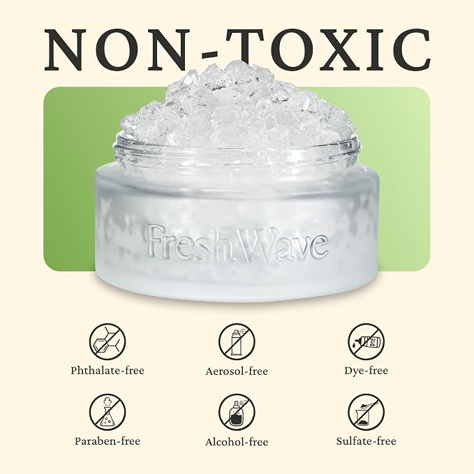 Fresh Wave Odor Removing Gel Refill, 63 oz., Pack of 2 - Safer Odor Absorbers for Home, Natural Plant-Based Odor Eliminator, Every 15 oz. lasts 30-60 Days, For Cooking, Trash & Pets