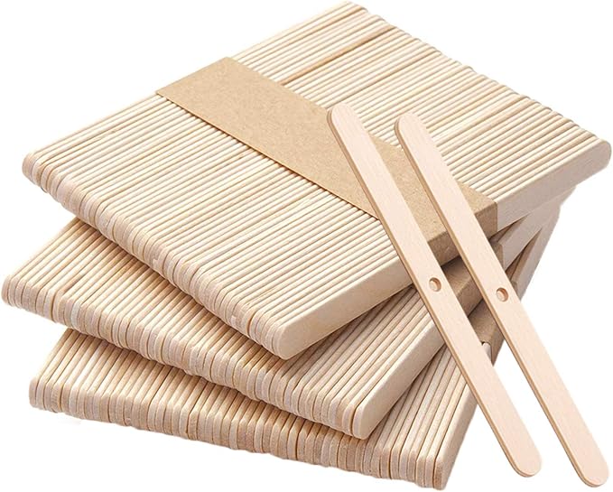 Wooden Candle Wick Holders Pack of 150pcs Wick Centering Devices Candle Wick Bars for Candle Making … (4.5inch - 150pcs)