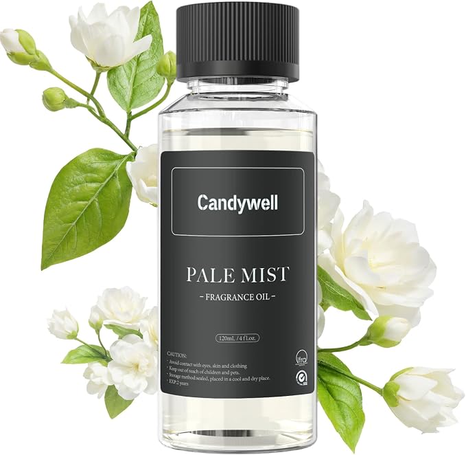 Hotel Diffuser Oil for Waterless Diffusers, Luxurious Relaxing Aromatherapy Scent Essential Oil with Lemon, White Tea, Lily of the Valley, 4 Fl Oz, 120 ML, Pale Mist