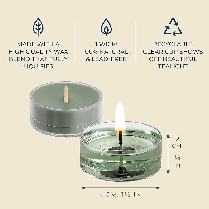 PartyLite Set of 12 Tea Lights Sampler Candles, Aromatherapy Festive Folklore Scented Candles Gift Set, Up to 4 to 6 Hours Burn Time