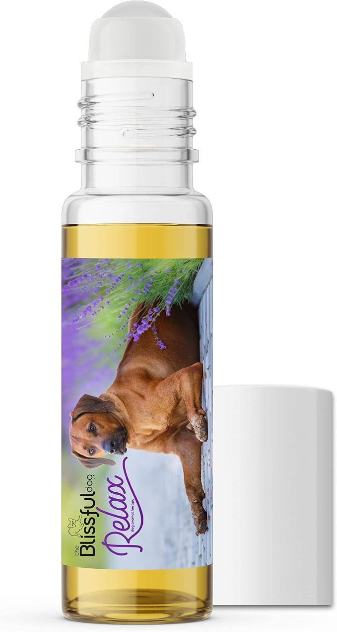 The Blissful Dog Rhodesian Ridgeback Relax Roll-ON Aromatherapy for Dogs - Anxiety Relief for Dogs