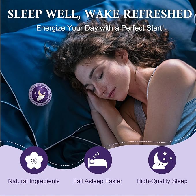 TEAWOO Kids Sleep Patches, Goodnight Sleep Oil Bead Sleeping Aid Patches (30 PCS, Serving Up to 120 Nights), Upgraded Sweet Dream Formula with 100% Natural Plant Ingredients