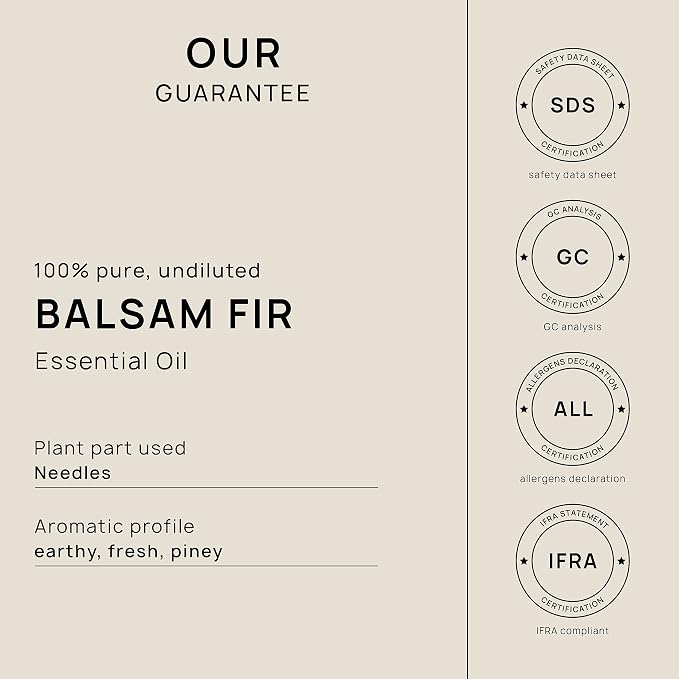 VINEVIDA Balsam Fir Essential Oil 32 oz - Undiluted Balsam Fir Oil - DIY Candle Scents - Bulk Essential Oil - 946.36 ml