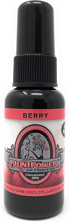 BluntPower (Berry, 1 Pack) Concentrated Odor Eliminator & Diffuser Oil - Room Deodorizer, Odor Eliminator, Air Freshener - Premium Oil Based Air Freshener