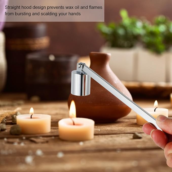 IMIKEYA 1pc Stainless Steel Candle Snuffer Elegant Tool for Safely Extinguishing Candles Accessory and Convenient Design for