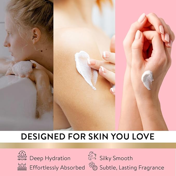Spa 8pcs Bath Set for Women Cherry Blossoms | Bath Set with Face Mask Brush, Loofah, Gifts for Her