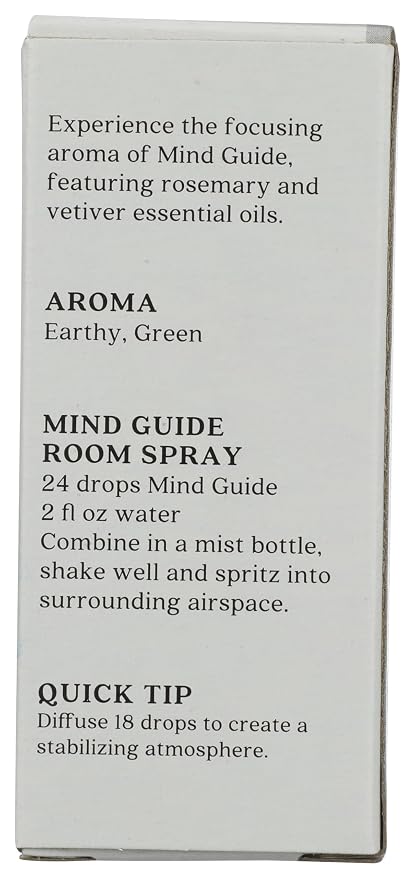 Aura Cacia Mind Guide Focusing Pure Essential Oil Blend, 0.5 Oz