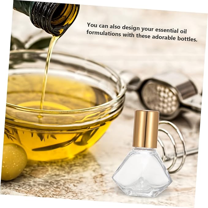 DOITOOL 8ml Essential Oil Roller Bottles Set Leakproof Roller Bottle Kit for Aromatherapy Portable Mini Perfume Bottles