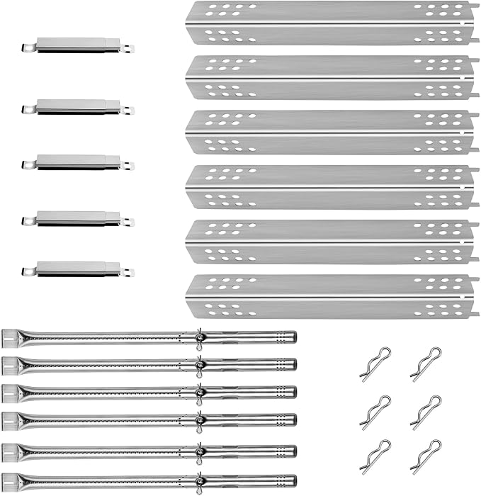 463245917 Grill Replacement Parts for Charbroil Performance Parts G470-0004-W1A Heat Tent G470-5200-W1 G321-4C00-W1 Burner Tube G432-001D-W1 Crossover Tube Charbroil 6 Burner 466245917 Gas Grill Parts