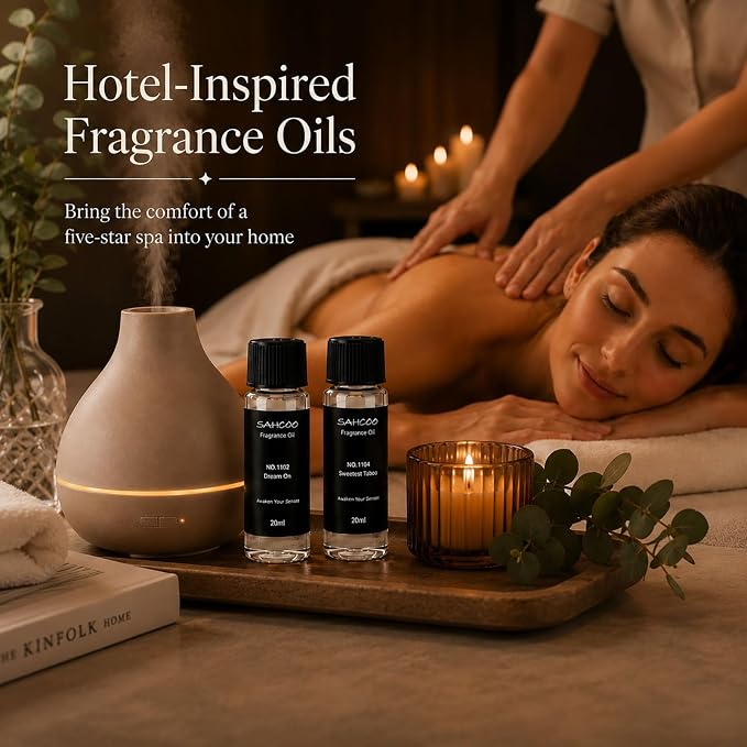 Hotel Diffuser Oil Set Inspired by 5-Star Hotel Scent, Most Popular Fragrance Oil 120ml, Natural Aromatherapy Oils for Cars & Home Products, Room Sprays (No.101 My Way)