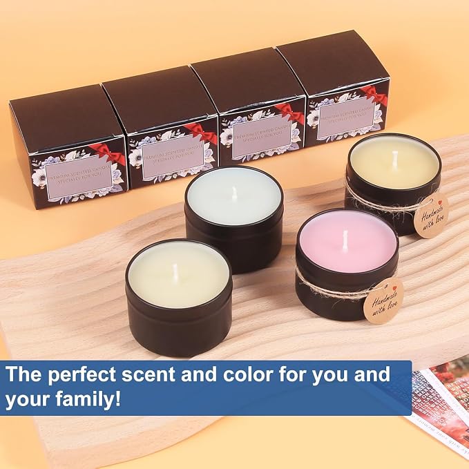 Haccah Complete Candle Making Kit with Wax Melter, Candle Making Supplies, Candle Making Kit for Adults,Beginners,Including Electric Stove,Wicks,Beeswax Wax,Rich Scents,Candle Tins,Dyes,Wick Clip