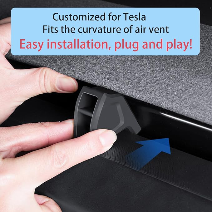 Air Freshener Adapter Designed for Tesla Air vent, Model 3 and Y Accessories (Air Freshener NOT Included) - 2 Pack (2024-2025 Model 3 &2025-2026 New Model Y Juniper)
