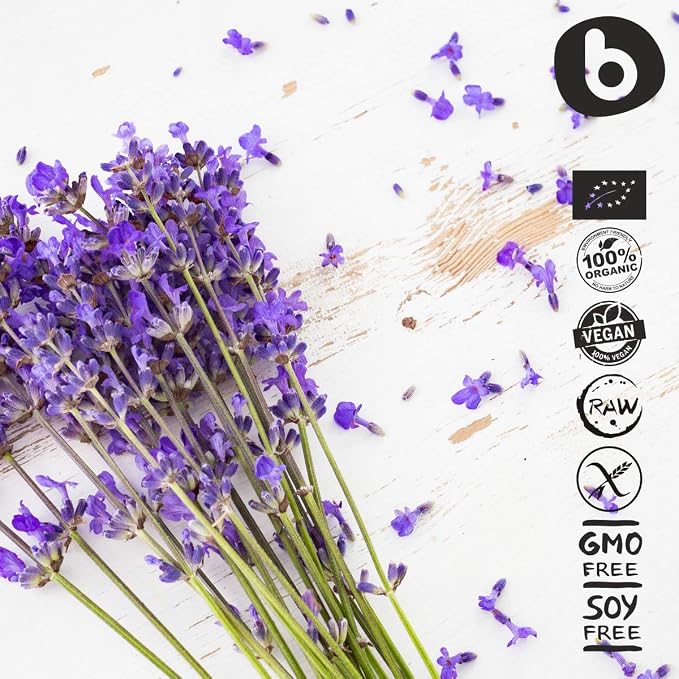 Organic Lavender Capsules - Lavender Pills for Relaxation and Balance - Supports Calm Mind and Body - Natural Supplement - Non-GMO, Gluten-Free – 90 Vegan Capsules