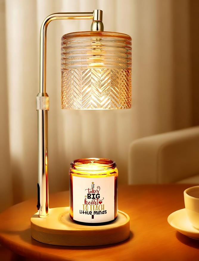 Candle Warmer Lamp with Timer, for Women Mom, House Warming Gifts New Home Decor, Wax Melt Warmer for Jar Candles