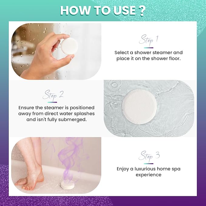 Shower Steamers Aromatherapy 8 Pack - Shower Bombs with Natural Essential Oils, Gifts for Women Mom Wife Men, Birthday Gifts for Women,Self Care, Relaxation, Home Spa, Travel Essentials