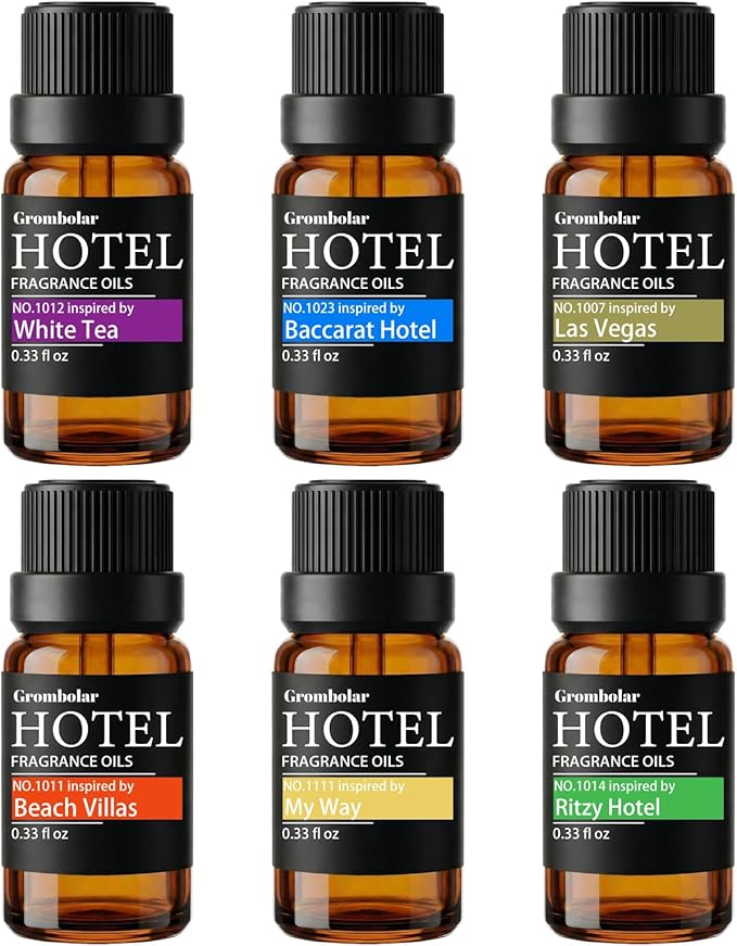 Essential Oils Set-Hotel Collection Diffuser Oil Gift Set,Premium Essential Oil for Diffusers, Home Care, Fragrance, Humidifiers
