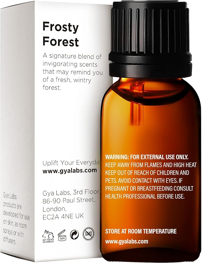 Gya Labs Frosty Forest Essential Oil Blend - Revitalizing & Invigorating (0.34 Fl Oz)