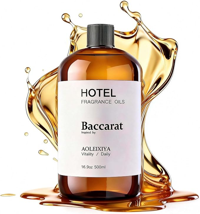 Hotel Collection Diffuser Oil Scent Inspired by The Iconic 5-Star Hotel Baccarat for Waterless Diffuser & Home Scenting Essential Oil for Ultrasonic and Crafting (16.9 Fl Oz (Pack of 1)