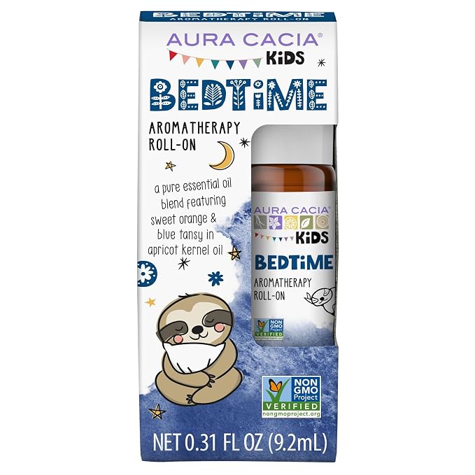 Aura Cacia Kids Bedtime Aromatherapy Roll-On, 0.31 FZ