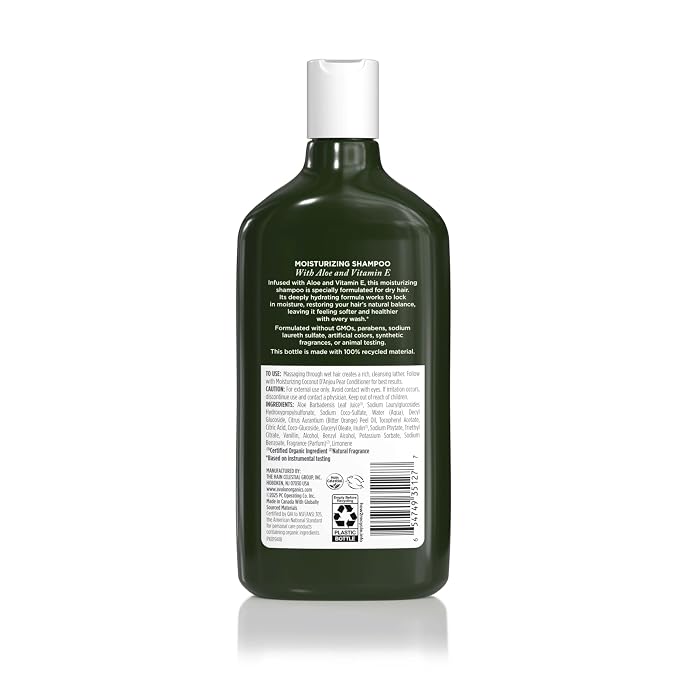 Avalon Organics All Natural Coconut Pear Shampoo, 11 Fl Oz