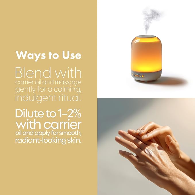 Ylang Ylang Essential Oil | 100% Pure & Natural Cananga odorata Flower Oil with Rich Sweet Floral Aroma | for Diffuser, Candle Making & DIY Aromatherapy Blends, 0.34 fl oz