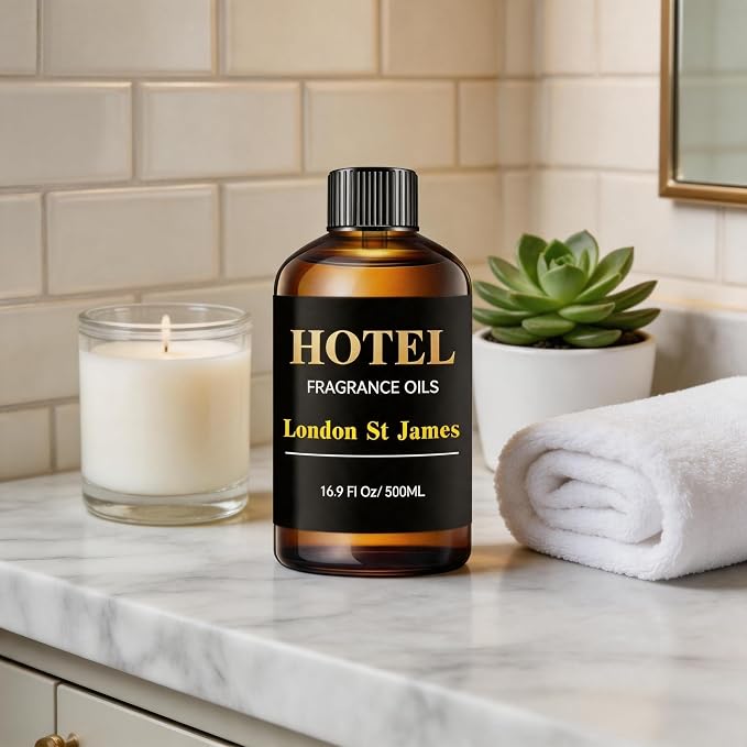Hotel Diffuser Oil - Fragrance Oil Blend for Ultrasonic and Waterless Diffusers and Crafting (London St James-500ML)