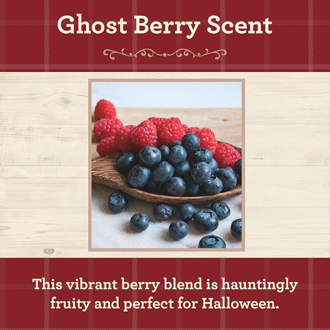 Our Own Candle Company Ghost Berry Scented Candle, Mason Jar, 13oz, Long Lasting 100 Hour Burn, Fall & Holiday Gift