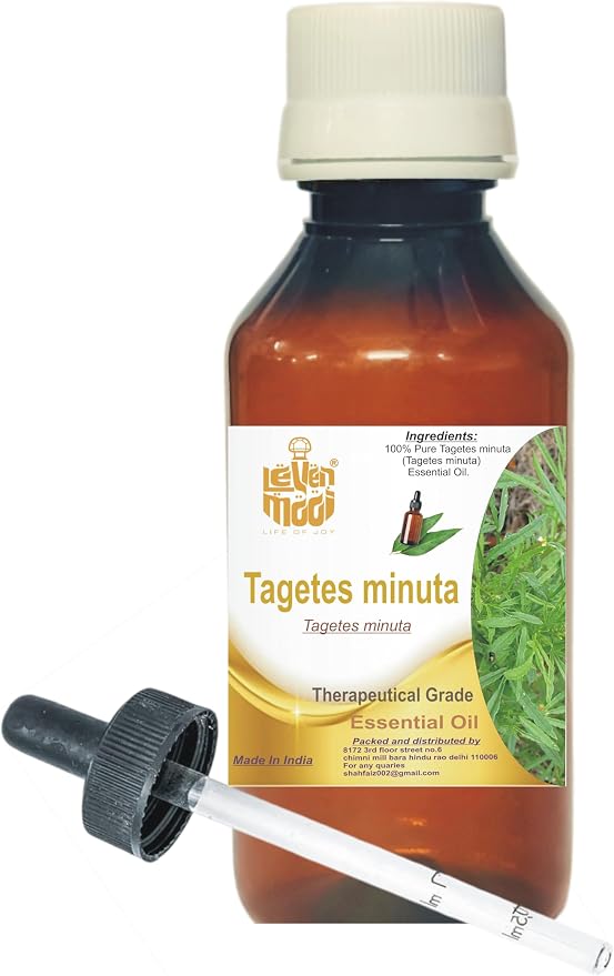 LEVENMOOI TAGETES MINUTA (Tagetes Minuta) Pure & Natural Therapeutic Grade Essential Oil Glass with Dropper (30ml)