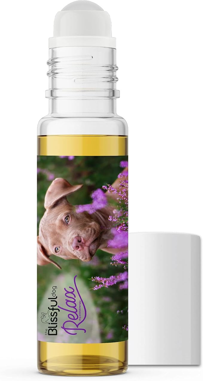 The Blissful Dog Staffordshire Bull Terrier Relax Roll-ON Aromatherapy for Dogs - Anxiety Relief for Dogs