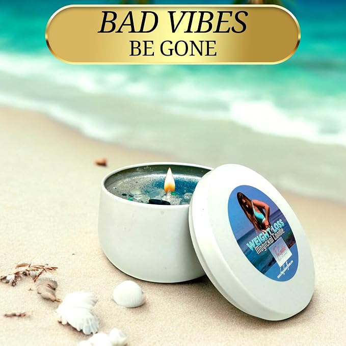 – Weight Loss Candle | Spiritual Candle for Willpower, Discipline & Focus | Hoodoo, Wiccan, Pagan, Conjure | Manifestation & Motivation Ritual (4oz)