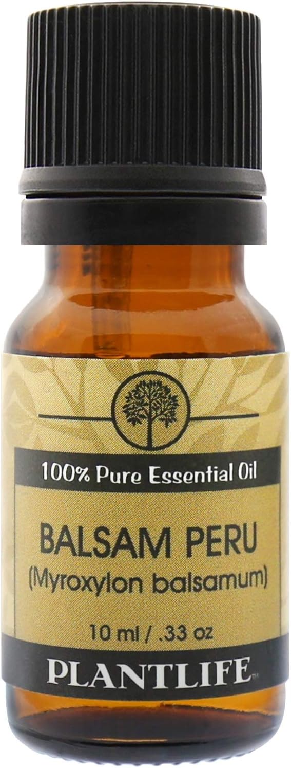 Plantlife Balsam Peru Aromatherapy Essential Oil - Straight from The Plant 100% Pure Therapeutic Grade - No Additives or Fillers - 10 ml
