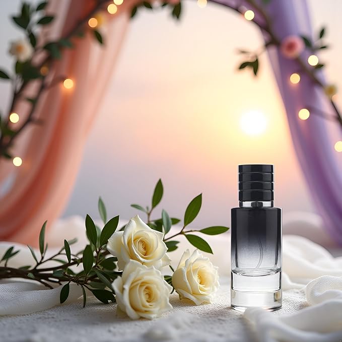 Black Perfume Atomizer Portable High-Grade Glass Spray 30ml Refillable Small Bottle Travel Cosmetics Outdoor Dispensing Mini Spray Bottle,Refillable Containers,Refillable Cosmetic Spray Bottles