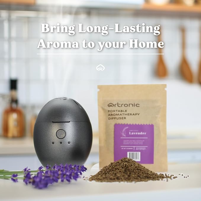 Aroma Diffuser-Compatible Scent Granule Starter Kit: Lavender,10g, Refills for Orbby Incense Burner
