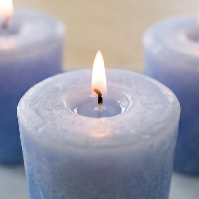 Aroma Naturals Votive Candles with Lavender, Tranquility, 6 Count