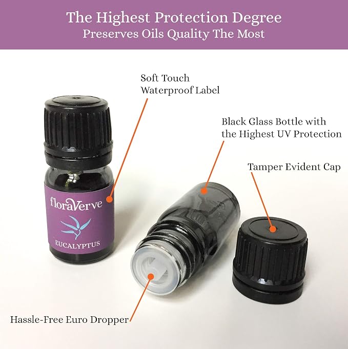 floraVerve Essential Oils Collection, Build Your Own Starter Kit, 12 x5ml Natural Essential Oils Customized Set (myFloraPack 12x5ml)