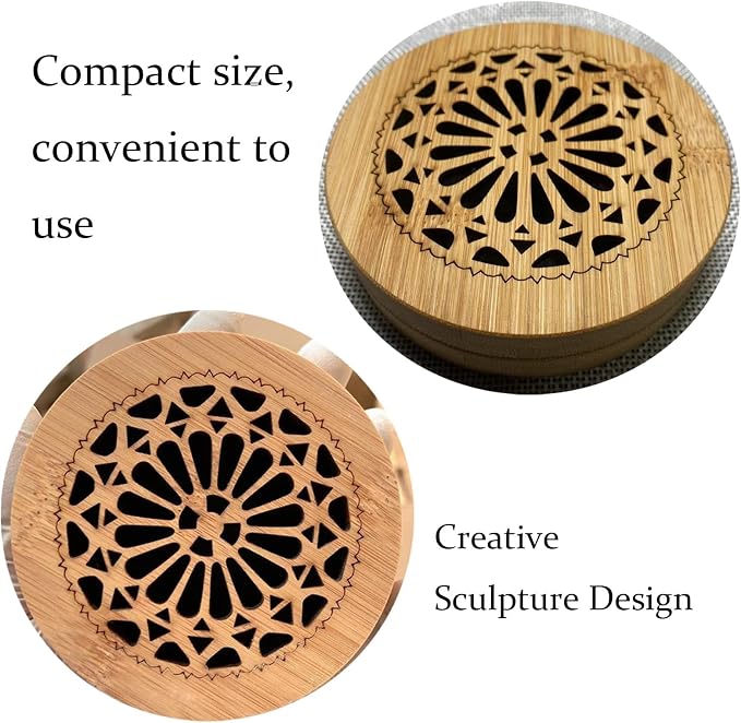 1 Set Clay Disc for Essential Oil, Aroma Stone Passive Diffuser, Diffuser Stone Passive Essential Oil Diffuser Suitable for Travel Fragrance Companion