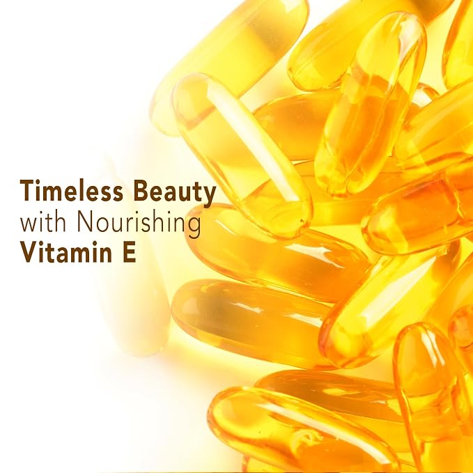 Botanic Hearth Vitamin E Oil 2 Fl Oz |100% Pure and Natural- Cold Pressed & Hexane Free Natural Hair Growth Oil for Eyelashes, Eyebrows, Skin, Body, Face, Nails & Scalp