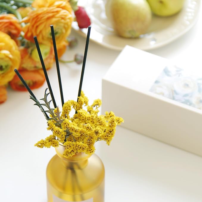 Reed Diffuser Set, Scent Diffuser with Sticks, Home Fragrance, Reed Diffuser for Bathroom, Shelf Decor, 4.06oz Pear Freesia