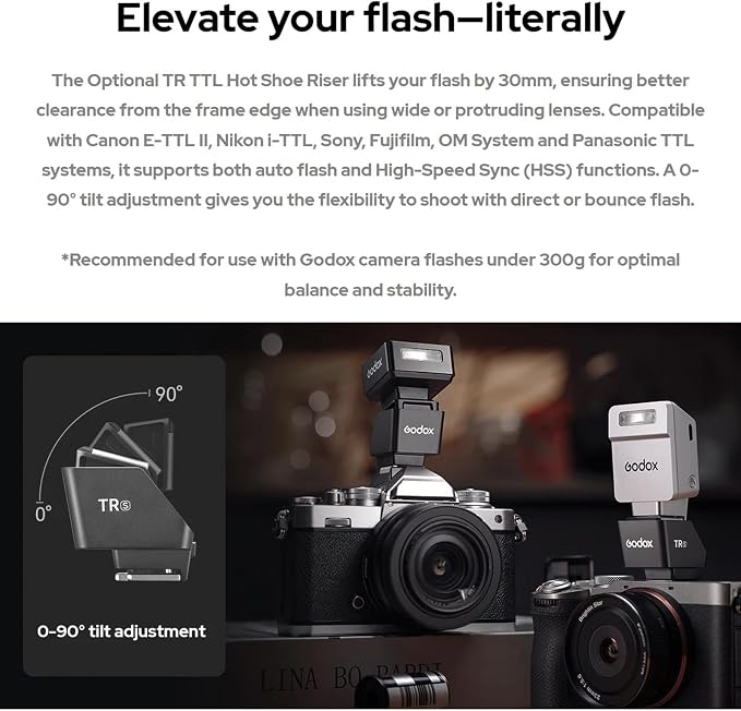 Godox IT20 S IT20S Mini Camera Flash for Sony, TTL Godox Flash,700+ Full Power,1.5s Recycle Time,USB-C Charging, with Magnetic Diffuser & Filter -Silver